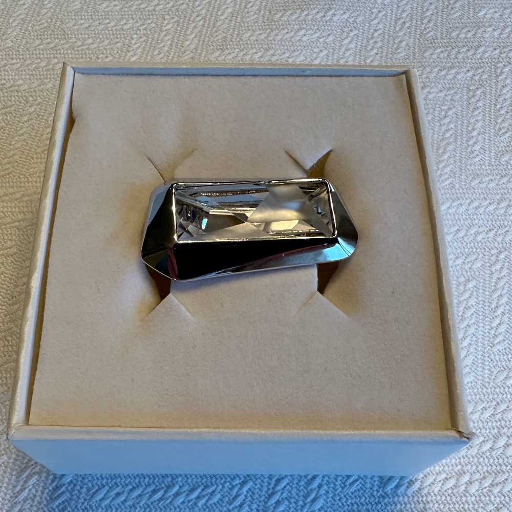 Atelier Swarovski (John Paul Gaultier) Crystal Ring, Size 55 (7)